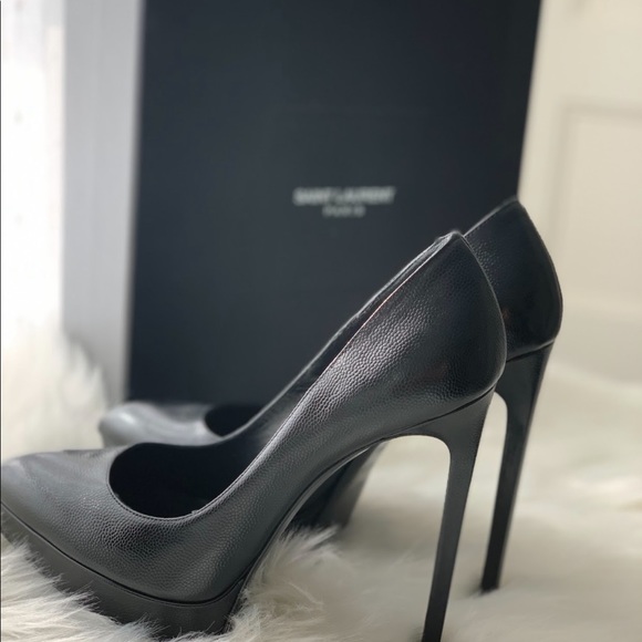Saint Laurent Janis Pump in Black size 39.5 - Picture 6 of 6
